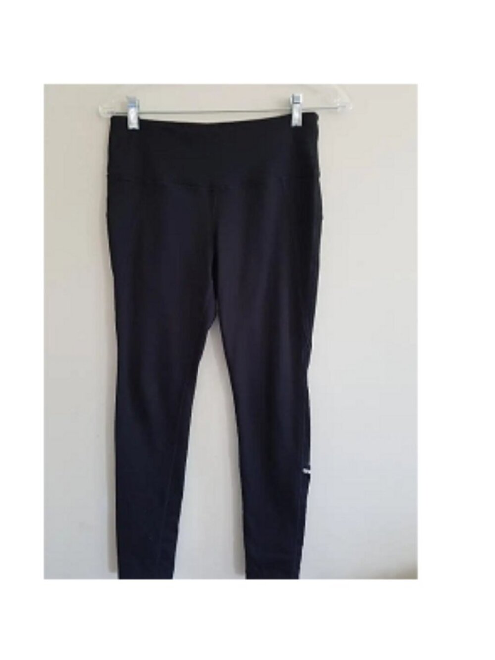 Women MONDETTA Stretch Waist Black Activewear Fitness Leggings S